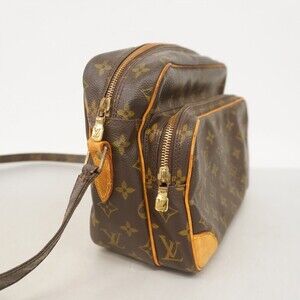 Louis Vuitton Bag Brown Shoulder Monogram Nile